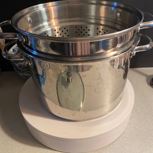 Wolfgang Puck Bistro Stainless Steel - Stock Pot pasta cooker & steamer - Picture 3 of 12